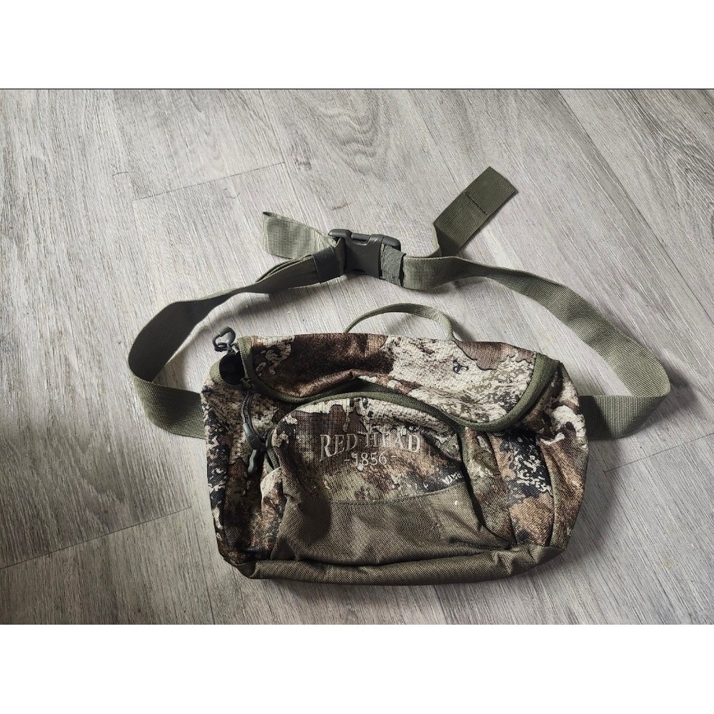 Redhead Camo Hunting Pouch Day Pack Shoulder Sling Bag Adjustable Strap New